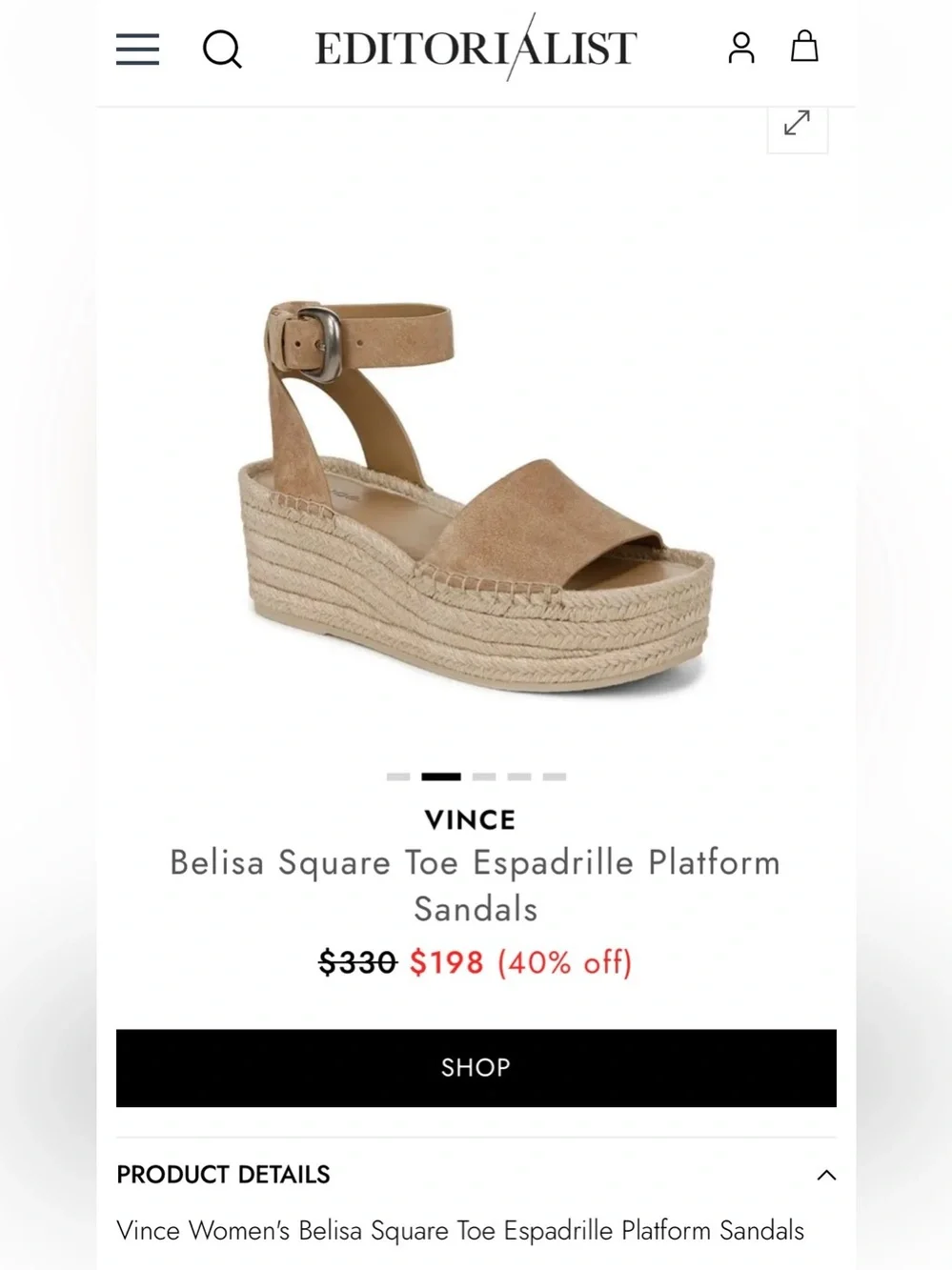 Vince suede espadrille